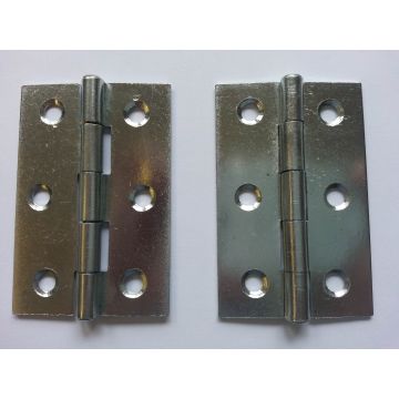 1838 76mm Zinc Plated Steel Door Hinge