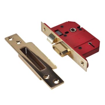 Union Strongbolt 5 Lever Sashlock BS3621 Satin Brass 76mm 2200S