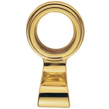 Aq40 Polished Brass Cylinder Key Hole Pull