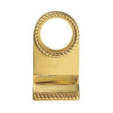 Fg9 Polished Brass Georgian Cylinder Key Hole Pull