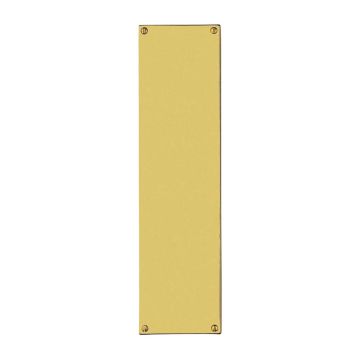 M39 305Mm X 70Mm Polished Brass Victorian Finger Plate