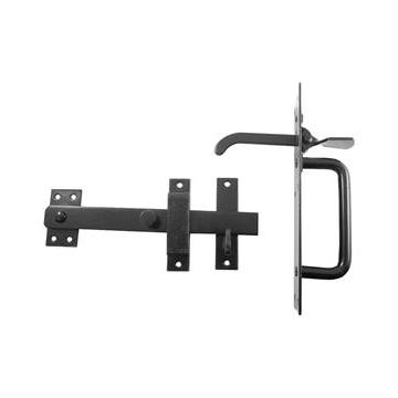 20/4 Medium Black Japanned Suffolk Latch