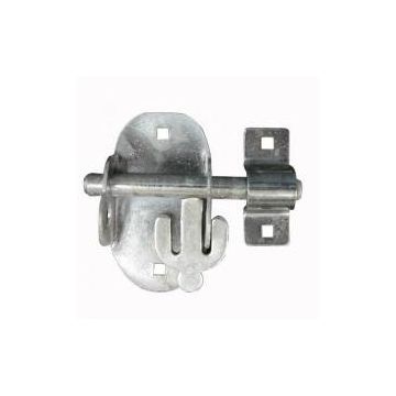 4A Oval Electro Galvanised Padbolt