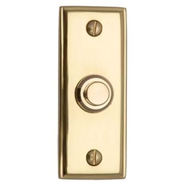 V1180 Polished Brass Bell Push