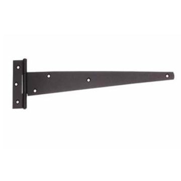 250mm Medium Tee Hinge Black Japanned