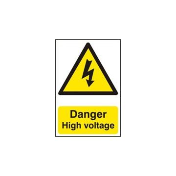 0761 Danger High Voltage Sign