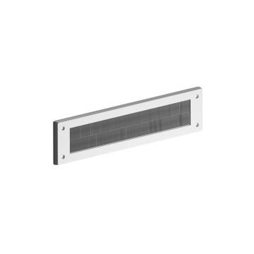 Stormguard 335 X 76Mm White Brush Inner Letter Plate Without Flap