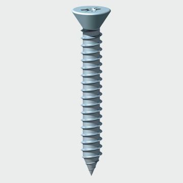 6 X 1/2" Zinc Self Tapping Pozidriv Csk Screws