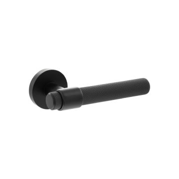 Senza Pari Andretta Lever Handle on Round Rose Matt Black