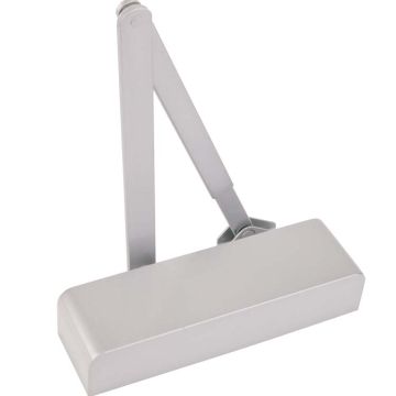 Briton 1110.S SES Silver Door Closer with Matching Arm