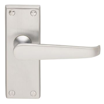 M31SC Victorian Latch Door Handle Satin Chrome