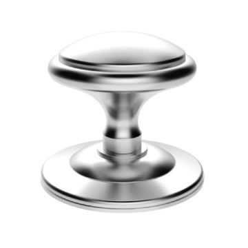 M61SC Round Centre Door Knob Satin Chrome