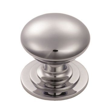 M47/A 25mm Victorian Cupboard Door Knob Polished Chrome