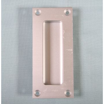 Fph4100 100Mm X 50Mm Satin Aluminium Flush Pull