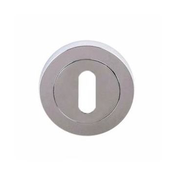 3641 Satin Chrome Keyhole Escutcheon