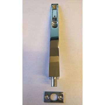 152 x 19mm Lever Action Flush Bolt Polished Chrome