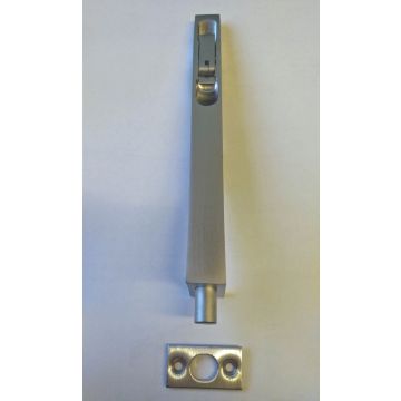 152 x 19mm Lever Action Flush Bolt Satin Chrome