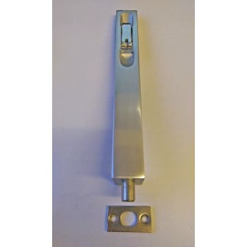 203 x 25mm Lever Action Flush Bolt Satin Aluminium