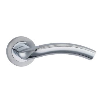 Fortessa Milan Round Rose Door Handle Chrome Duo