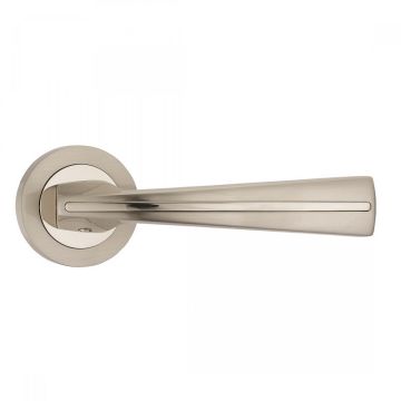 Fortessa Monaco Round Rose Door Handle Chrome Duo