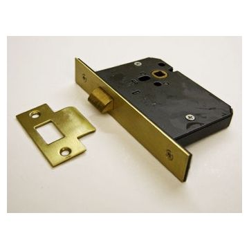 Guardian G4053 63Mm Satin Brass Mortice Door Latch Standard Case