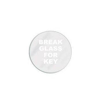 Spare Printed Glass To Suit Round Emergency Key Box