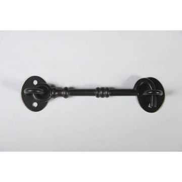 5112 Black 150Mm Twisted Cabin Hook
