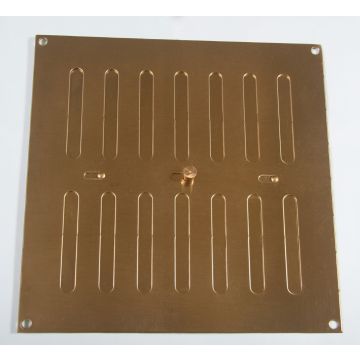229 x 229mm Hit & Miss Vent Polished Brass HD5314