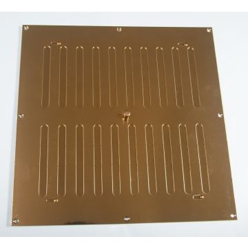 305 x 305mm Hit & Miss Vent Polished Brass HD5316