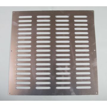 305 x 305mm Plain Slotted Vent Aluminium PR6766