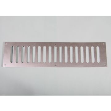 305 x 76mm Plain Slotted Vent Aluminium PR6767