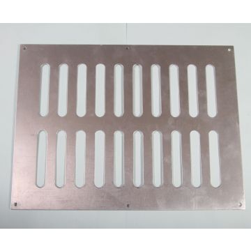 305 x 229mm Plain Slotted Vent Aluminium PR6769