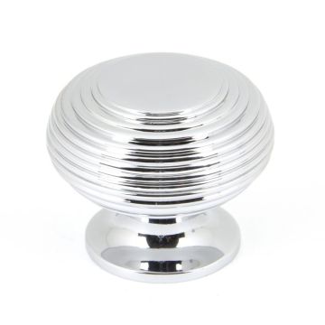 From The Anvil Beehive Cabinet Knob - Polished Chrome
