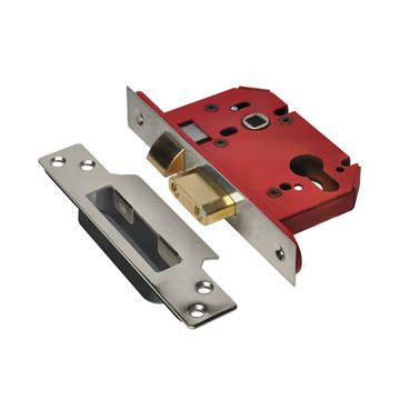 Union Strongbolt Euro Sashlock JL22EUS Satin Stainless 63mm