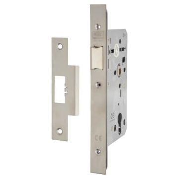 Union HD72LA-S DDA 60mm Backset Mortice Latch Satin