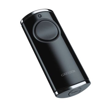 Garador 1 button transmitter - gloss black 868mhz bi-directional