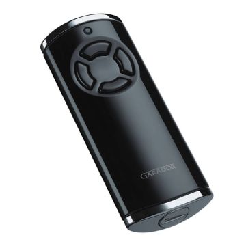 Garador 4 button transmitter - gloss black 868mhz bi-directional
