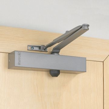 Union Retro 4 Silver Door Closer