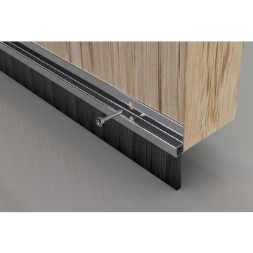 Stormguard Brush Strip Draught Excluder 25mm Brush with Carrier