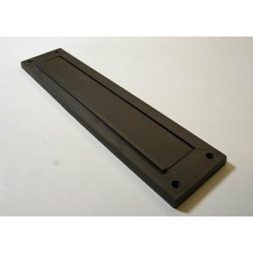Stormguard 335 X 76Mm Brown Brush Inner Letter Plate With Flap