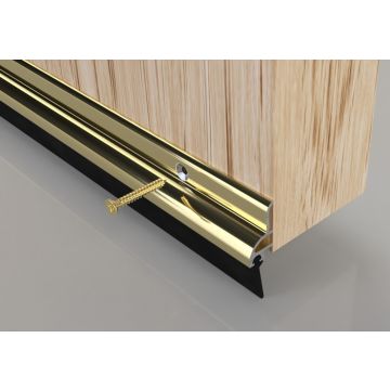 Stormguard 914mm Brassed Rubber BDS Seal Draught Excluder