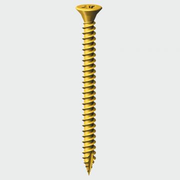 4 X 3/4" Brass Pozidriv Csk Wood Screws
