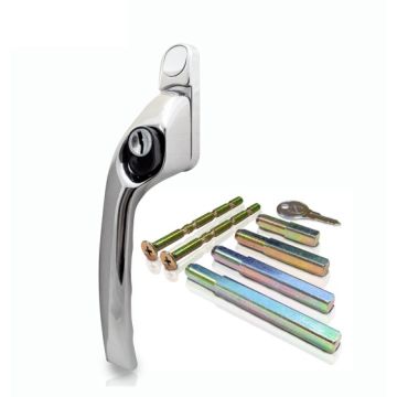 Versa Retro-fit Offset Window Espag Handle Polished Chrome Left Hand