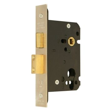 Guardian Y7000 76Mm S.Steel Euro sash door lock Case Only